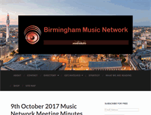 Tablet Screenshot of birminghammusicnetwork.com